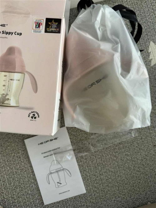 Nak jual sippy cup stage 1 brand “He Or She”