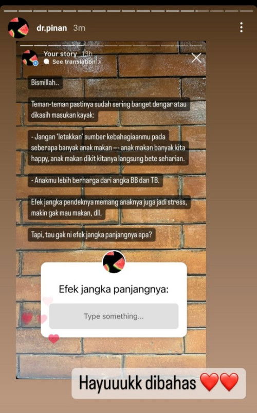 Pengingat orangtua part.1💕