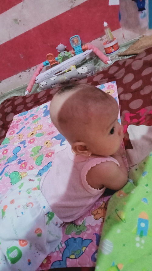 Kepala bayi umur 4 bulan apa masih bisa berubah bulat