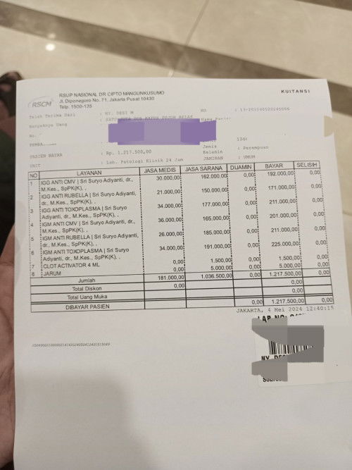 Cek Torch diagnosa ventrikulomegali