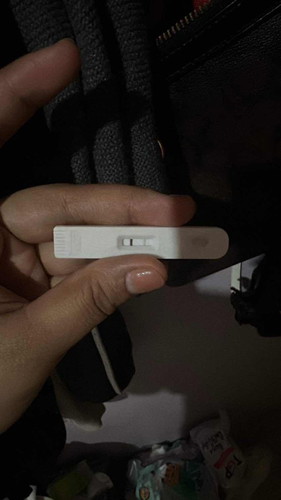 Faint pregnancy test
