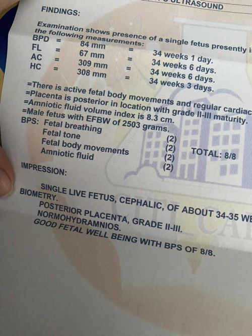 BPS ULTRASOUND Perfect score thankyou lord! 🙏😇🥰