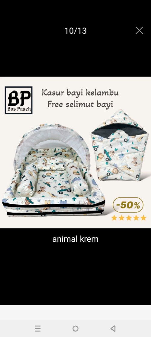 Kasur bayi + selimut