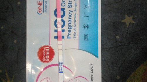 Boleh saya bertanya bunda bunda saya hpht 27 maret tp pas saya cek di 3 mei garis 2 adakah yg sama