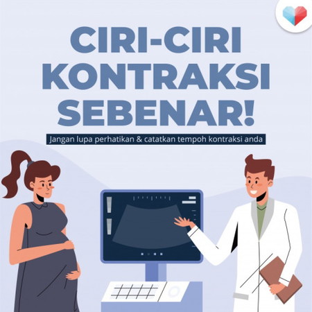 Info Semasa: Ciri-Ciri Kontraksi Sebenar