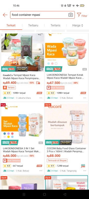 Food container MPASI