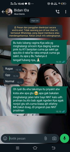 Blm sempet cek lgsug d bls via WhatsApp apanurut bunda kalo udh bidan bls bgnh