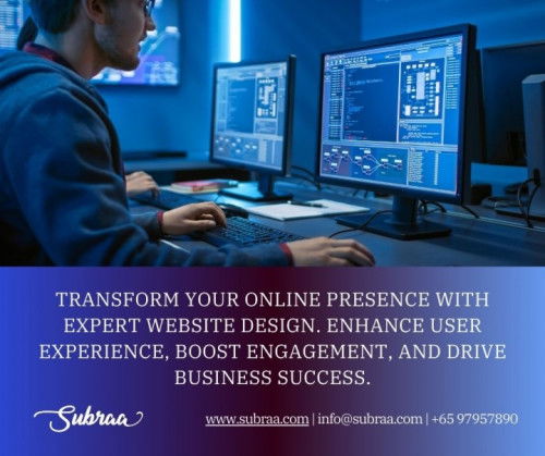 One of the primary responsibilities of a Website Design Company is to craft designs-Subraa