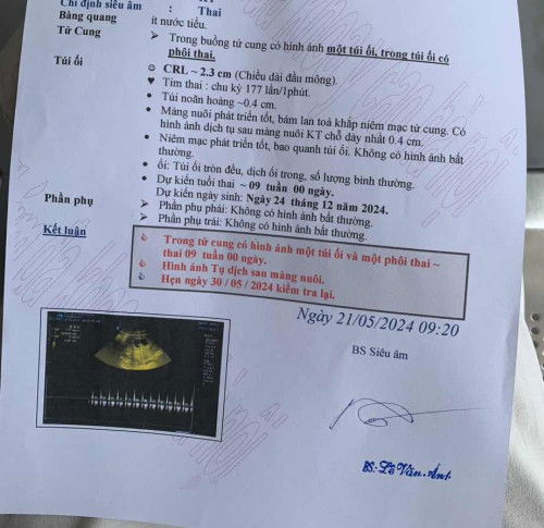 Em bầu tập 2 , và đang bị Dịch Tụ Sau Màng Nuôi