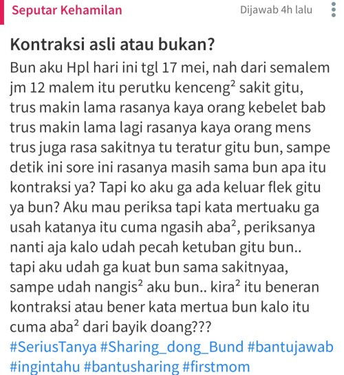 40week lebih masih belum ada pembukaan