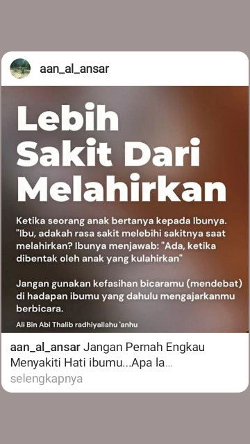 Panjang umur dan sehat selalu para ibu, terutama mamaku