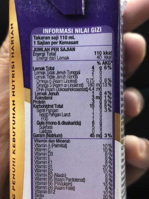 Susu tinggi kalori kemasan kotak selain pediasure go