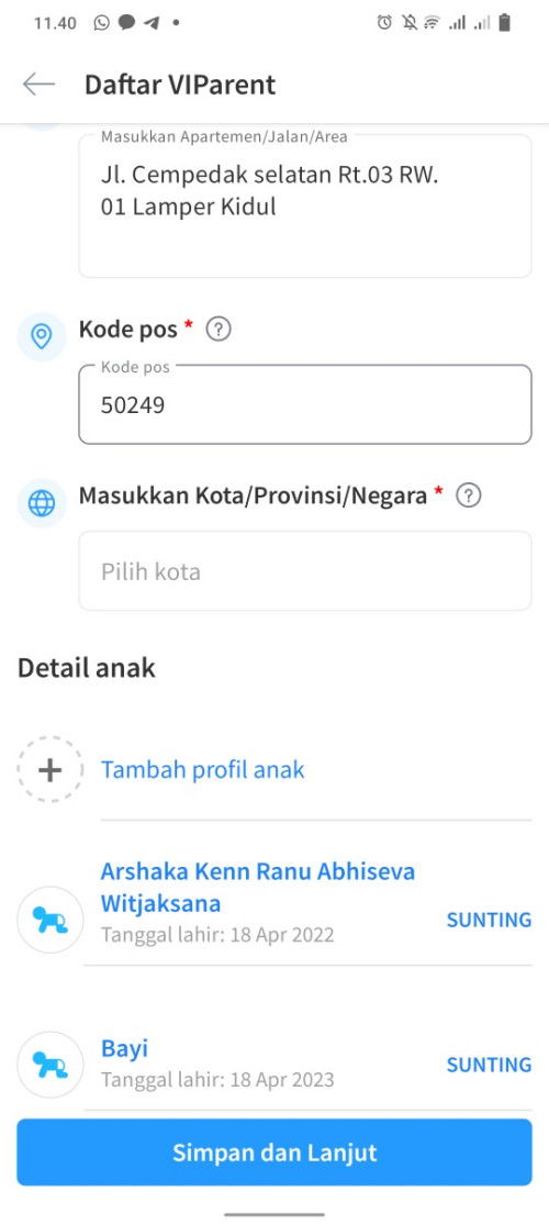 Kesulitan daftt VIP member