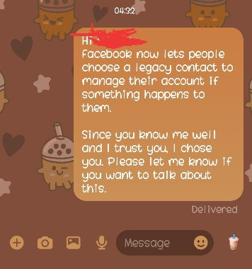 Legacy Account sa FB