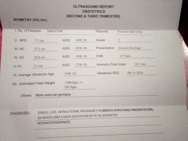 Ano po ibig Sabihin Ng ultrasound result ko
