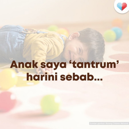 Anak Tantrum Apa Hari Ini...