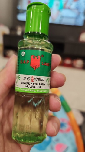 Cajuput oil for baby