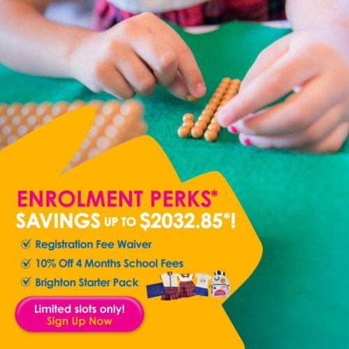 Get COMPLIMENTARY TRIAL CLASS at Brighton Montessori!