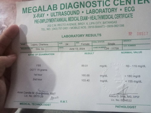 Pwd po bang mag Tanong normal lng po ba Ang aking ogtt?