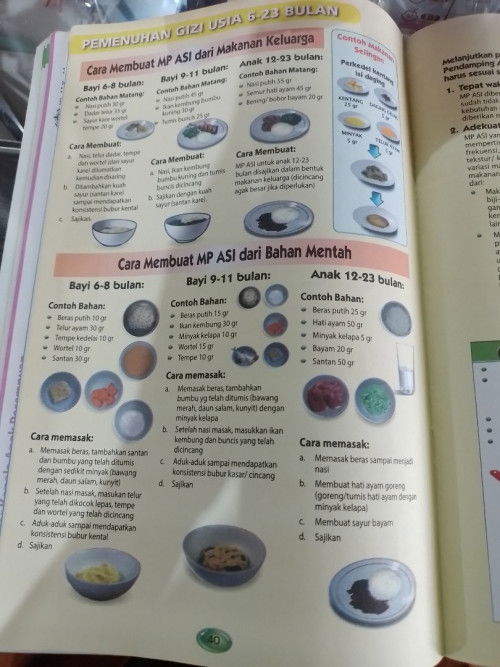 Panduan MPASI di buku KIA