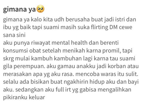 butuh saran atau temen buat curhat🥺
