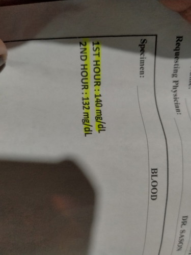 Hello naranasan niyo po ba na mag pa ogtt test?Normal po ba ang result na ito
Fbs 82
1hr 140
2nd 132