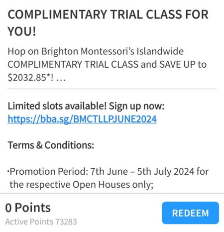 Brighton Montessori Complimentary Trial