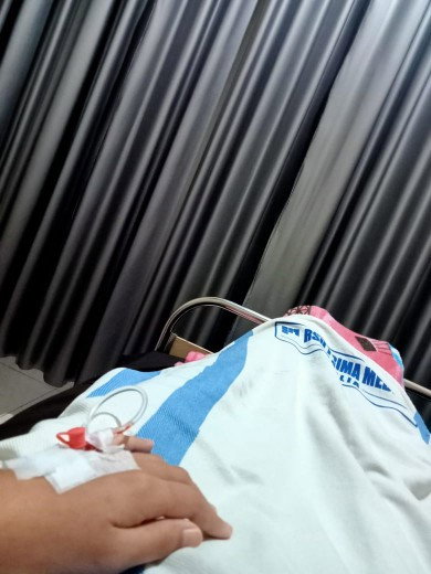 13W terkena tipes, dirawat 5hari sekarang sudah diperbolehkan pulang