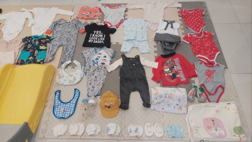 มีเสื้อผ้าเก่าๆของน้องบริจาคครับ