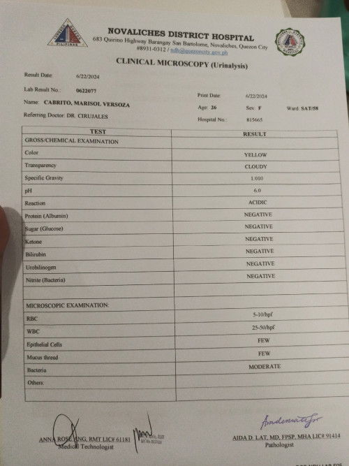 6 weeks, normal lang ba labasan pa din ng discharge kahit umiinom na ko ng duphaston and cefalexine?