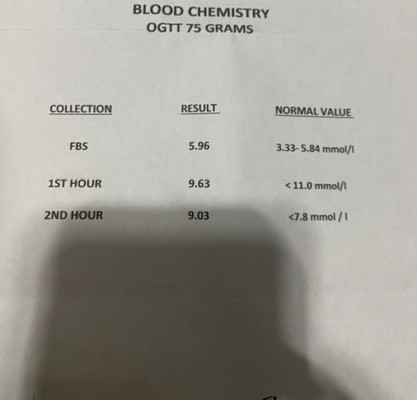 OGTT result pahelp po