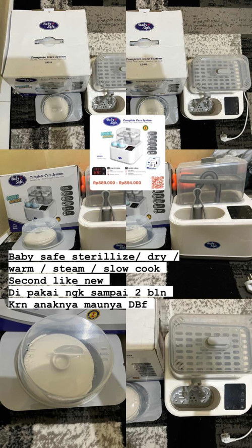 Jual sterillizer baby dan sugar baby hug me