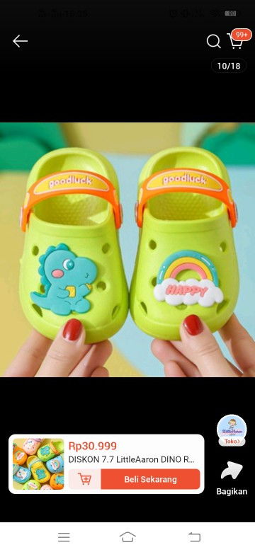 Sandal anak 30 ribuan..yuk yang mau samaan sama anakq