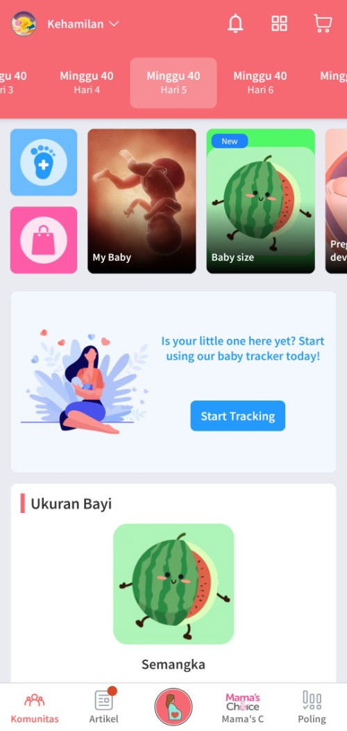 sudah mau 41 week belom lahir