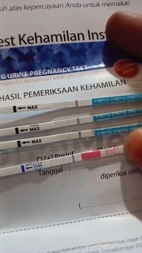 Hpht 1 juni siklus haid maju mundur kalo kaya gini tandanya bener positif kah bun?dh priksa bidan jg