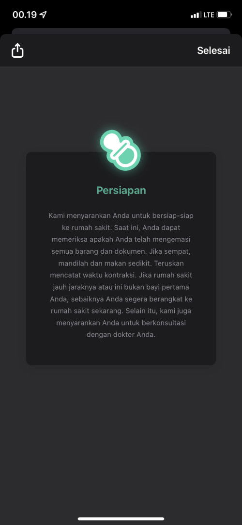 Hpl 24 juli sudah 4 hari konpal terus menerus