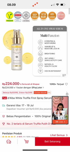 serum spray d’alba