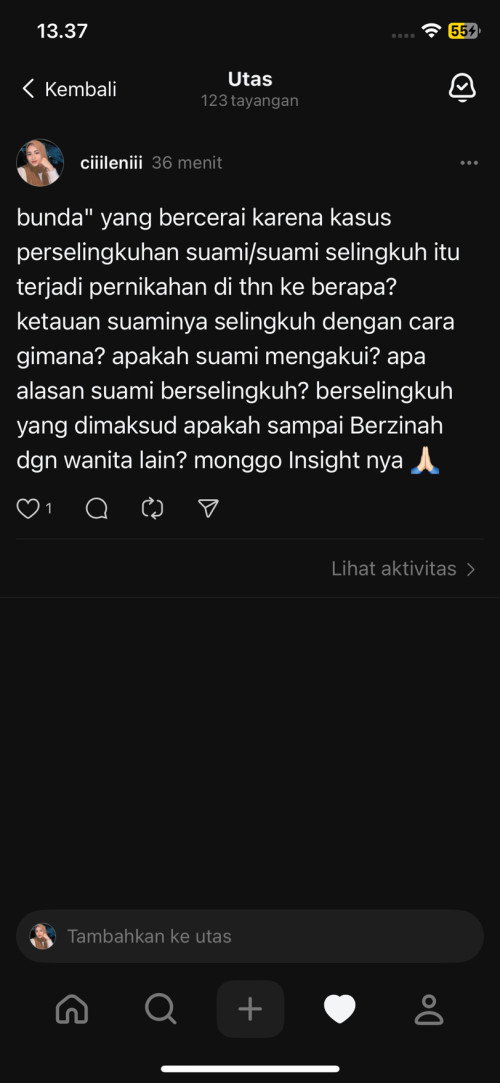 Sharing yg udah pernah ngalamin