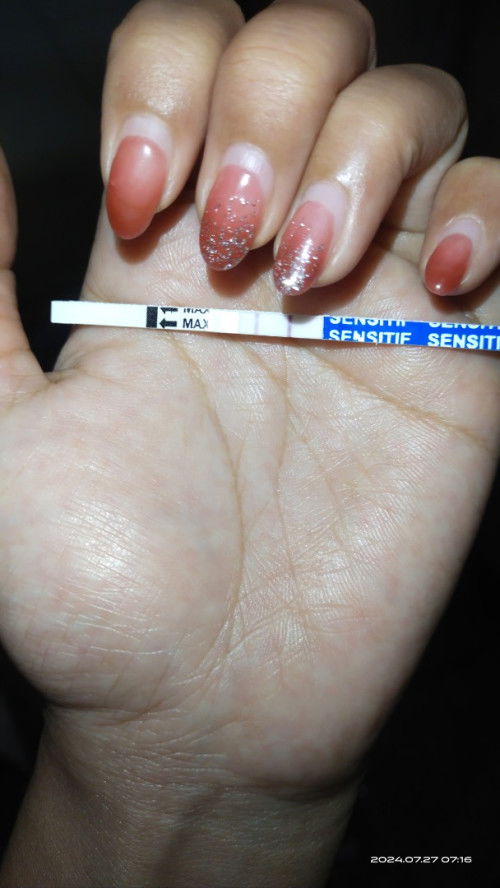 Tespek garis dua dipagi hari