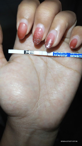 Tespek garis dua dipagi hari