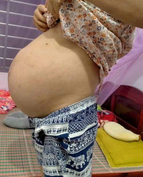 Bụng bầu 34w