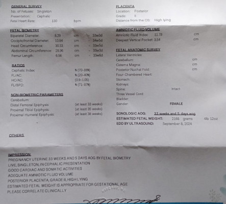 Any idea po sa results ng ultrasound po yung