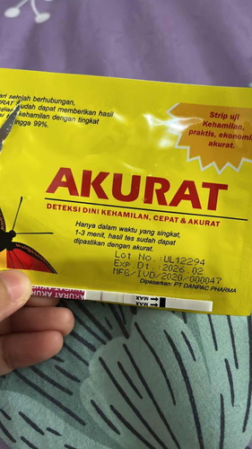 Tespek pertama garis 2 tebal tespek kedua garis 2 samar