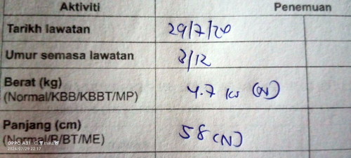 Umur bayi 3 bulan beras 4.7kg🥹🥹