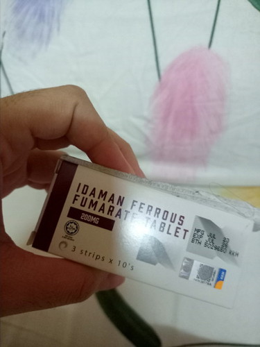 Hb rendah.. Diberi ubt oleh nurse kk utk tmbh drh