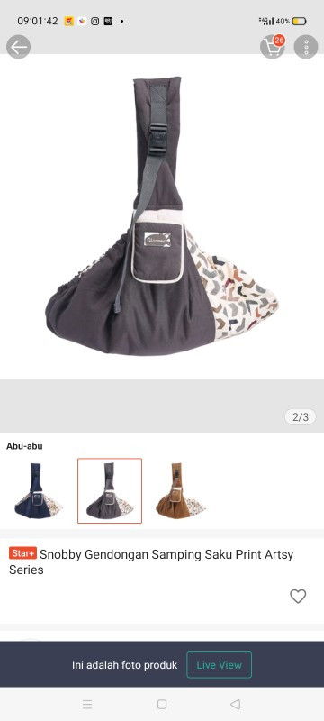 Preloved gendongan bayi