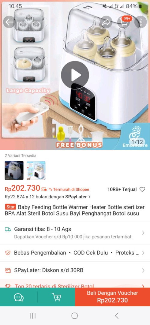 Steril botol