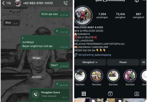 Share pengalaman ditipu preloved printilan bayi.