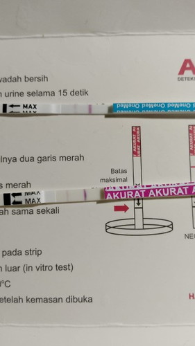 mau tanya bun klo kya gni .positif /negatifya .punya kk penantian 10 tahun anak ke 2
