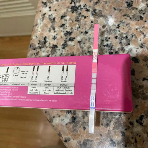 ไม่ใช่ฉี่แรกของวันนะคะ ท้องมั้ยคะ